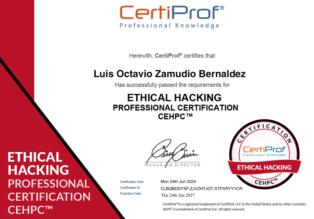 certificacion ethical hacking